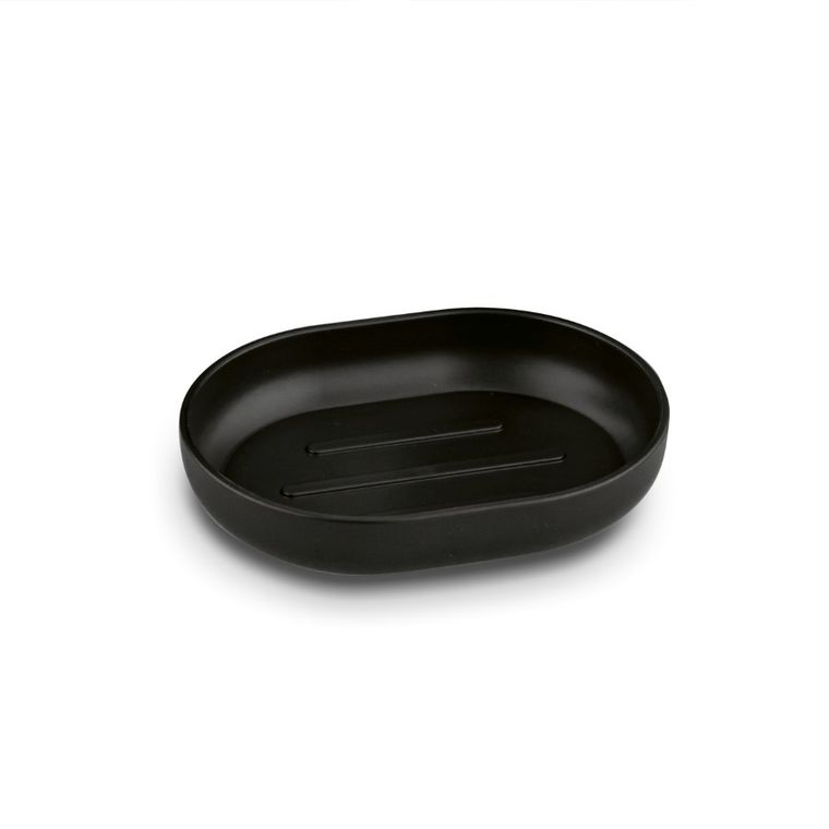 Tadar, zestaw łazienkowy, czarny mat, 4 elementy