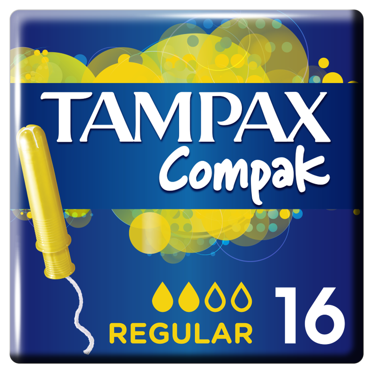 Tampax, Compak Regular, tampony z aplikatorem, 16 szt.
