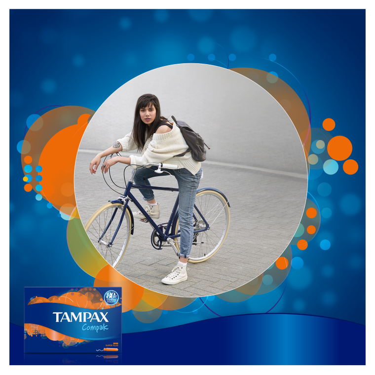 Tampax, Compak Super Plus, tampony z aplikatorem, 16 sztuk