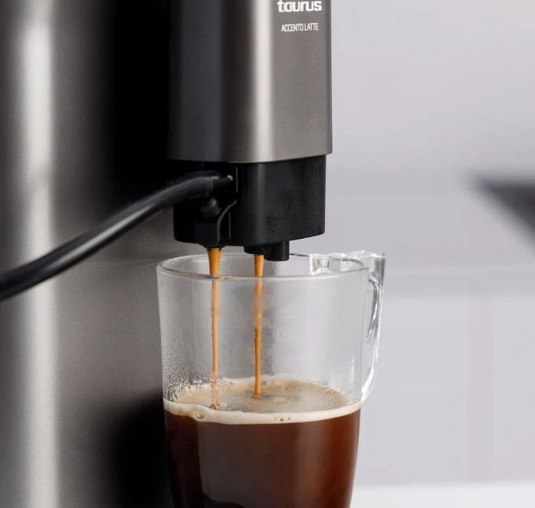 Taurus, ekspres ciśnieniowy, Accento Latte, 20 bar, White Coffee
