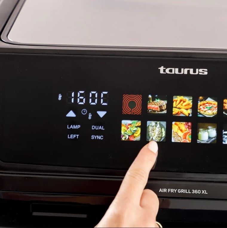 Taurus, frytownica beztłuszczowa, z długim koszem i grillem, 973004000