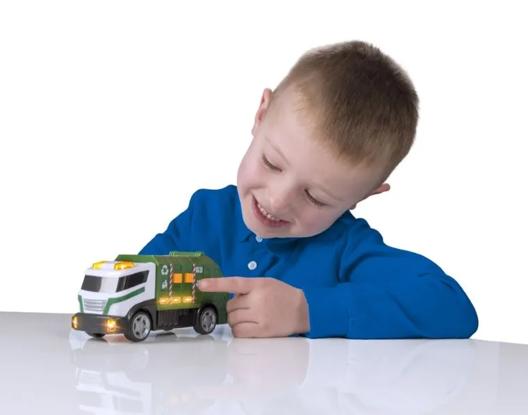 Teamsterz, Śmieciarka, pojazd, światło i dźwięk