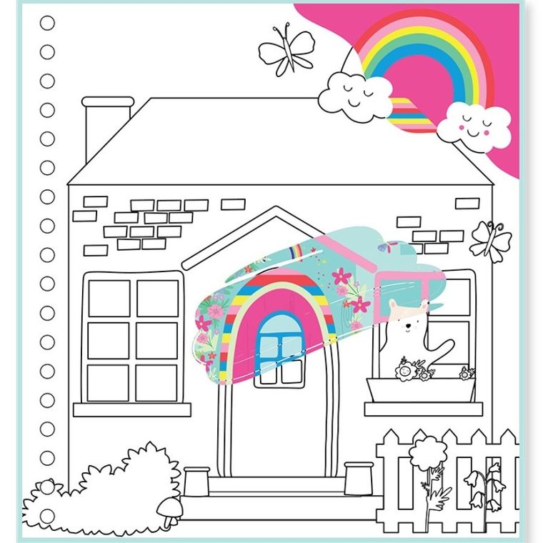 Tęczowe Wróżki. Magiczna kolorowanka wodna z zadaniamimi