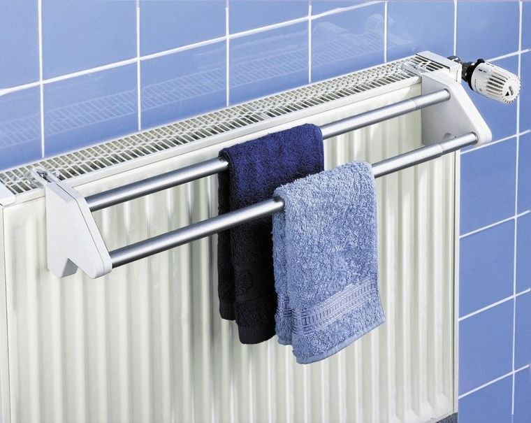 Teleskopowa suszarka na ubrania, Twin, na kaloryfer