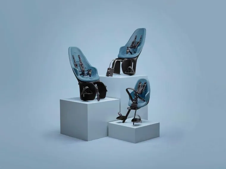 Thule, Yepp 2 Maxi, fotelik rowerowy montowany na bagażniku, Aegean Blue