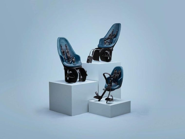 Thule, Yepp 2 Maxi, fotelik rowerowy montowany na bagażniku, Majolica Blue