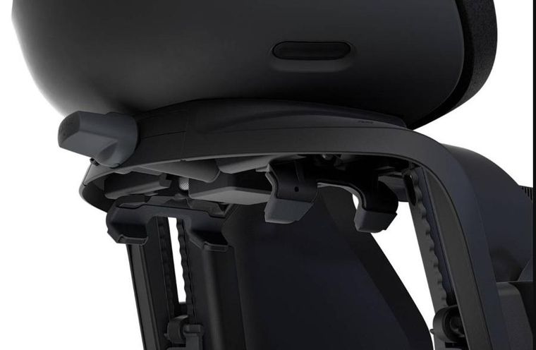 Thule, Yepp Nexxt Maxi, fotelik rowerowy, montowany na bagażniku, Obsidian