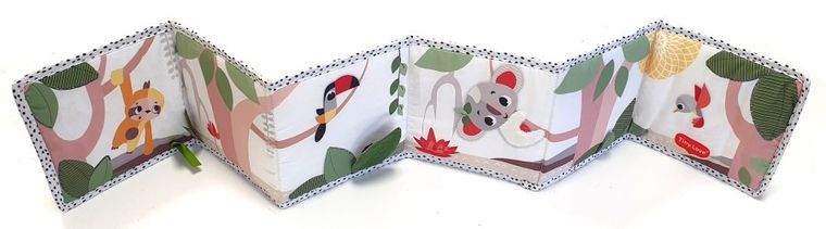 Tiny Love, Boho Chic, dwustronna książeczka interaktywna