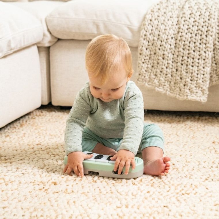 Tiny Love, Décor, Stacjonarne centrum aktywności 5w1, stolik edukacyjny, czarno-biała