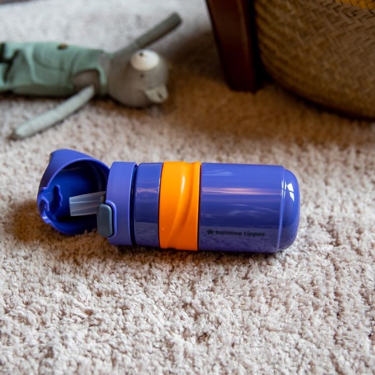 Tommee Tippee, FlipTop, bidon, fioletowy, 18m+