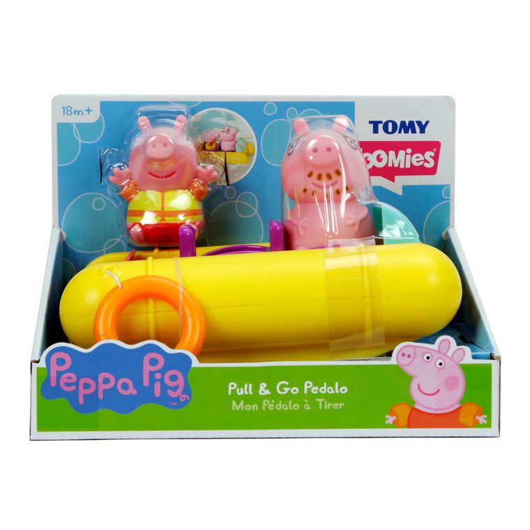 Tomy, Świnka Peppa, pływający ponton z figurkami