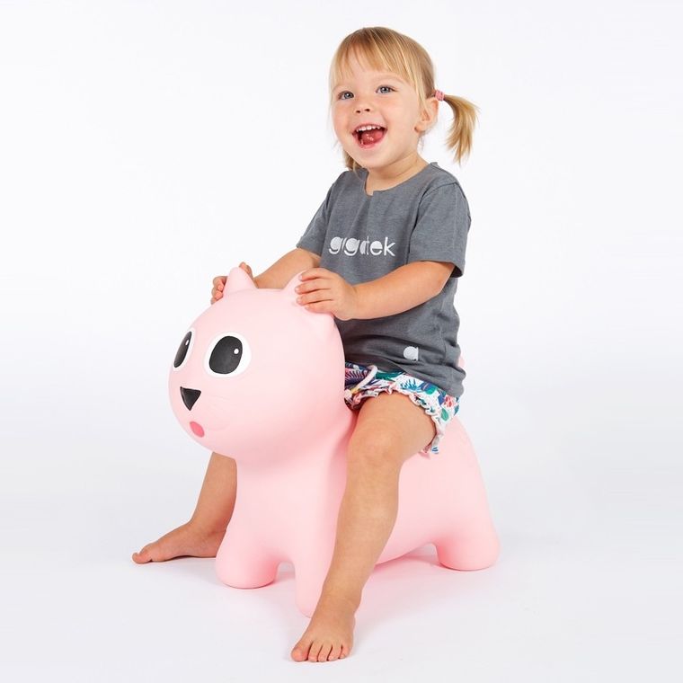 Tootiny, Kotek, skoczek z pompką, różowy