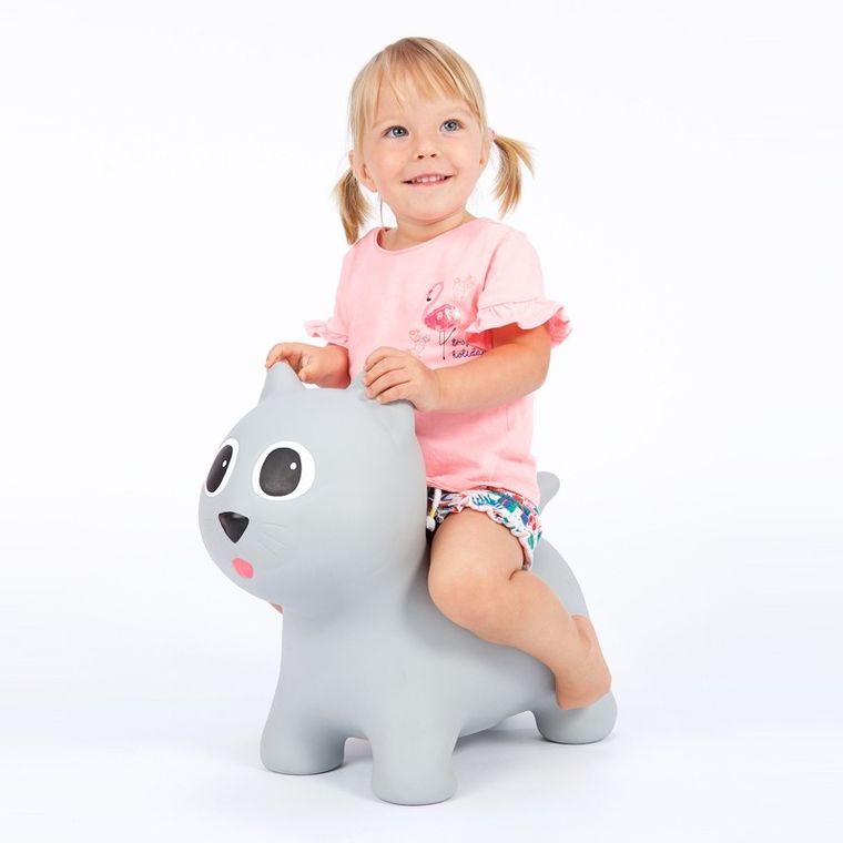 Tootiny, Kotek, skoczek z pompką, szary