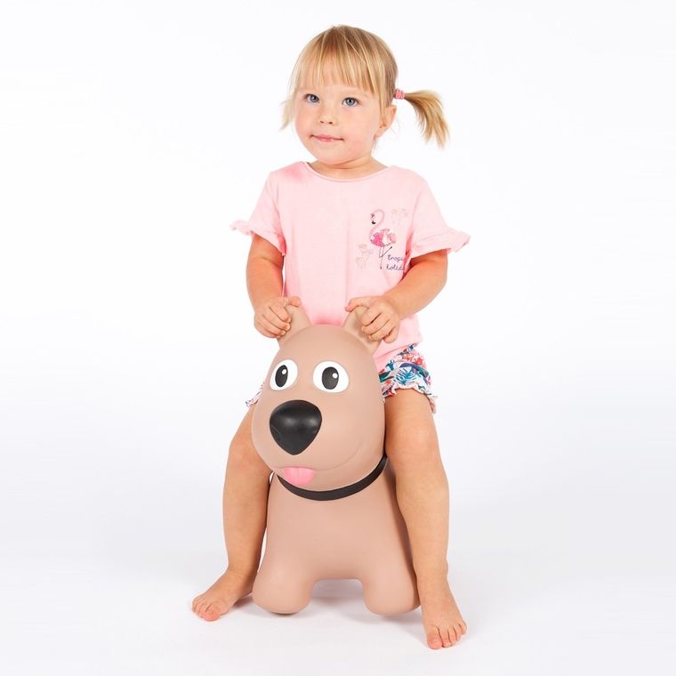 Tootiny, Piesek, skoczek z pompką, brązowy