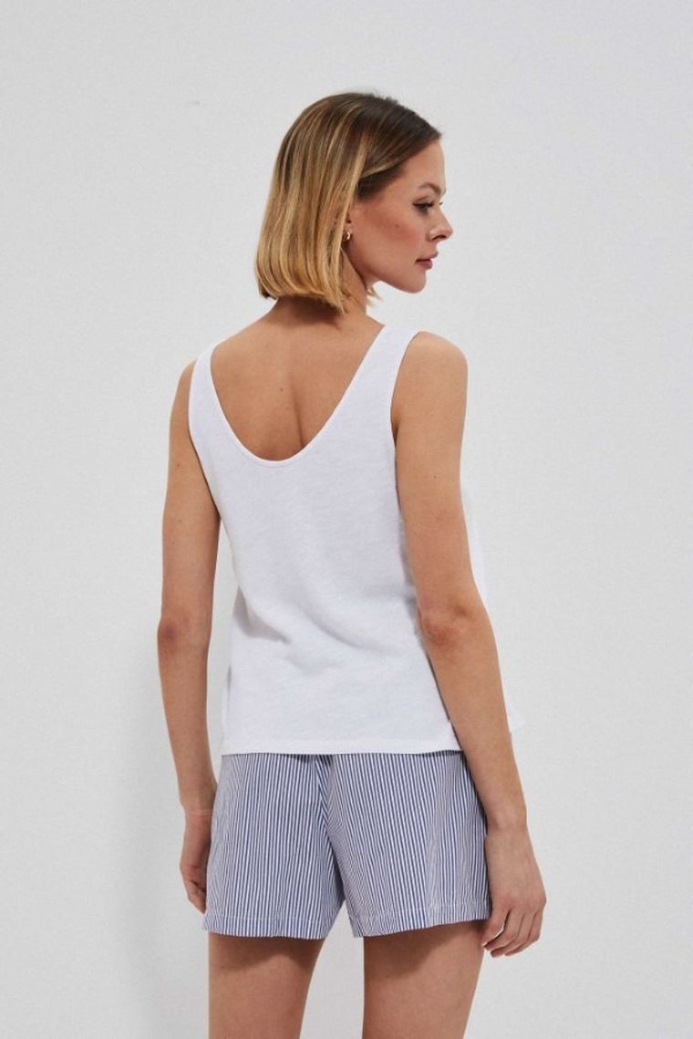 Top damski, biały, Moodo