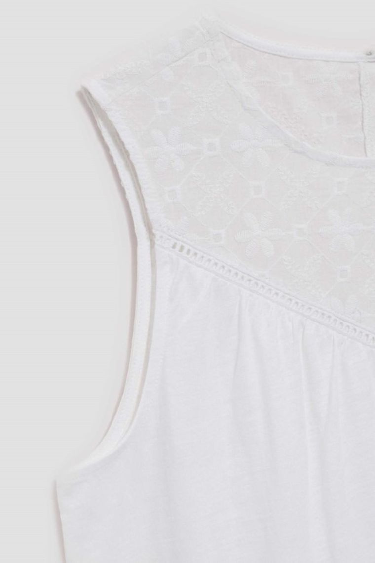 Top damski, biały, Moodo