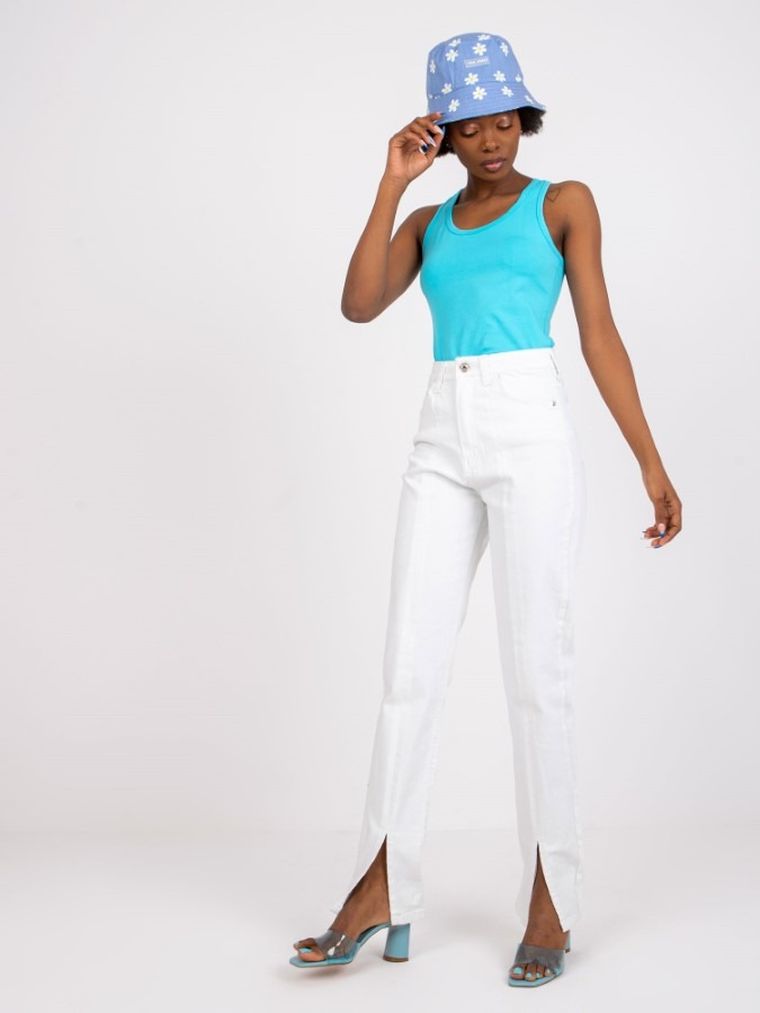 Top damski, niebieski, Berrak