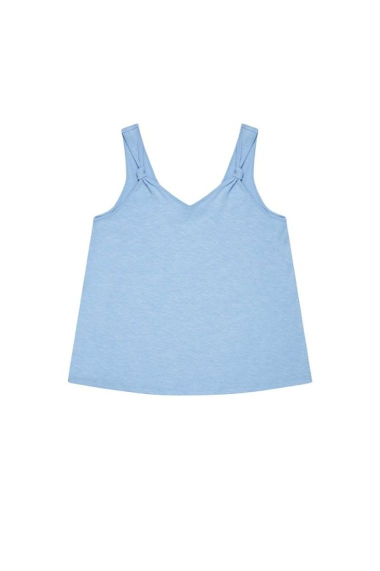 Top damski, niebieski, Moodo