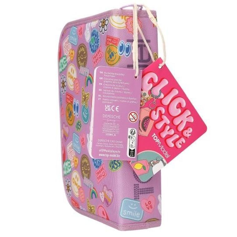 Top Model, Girl Power, piórnik rozkładany, pojedynczy, z wyposażeniem