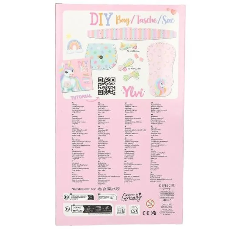 Top Model, Jednorożec Ylvi, zestaw do zrobienia torebki DIY