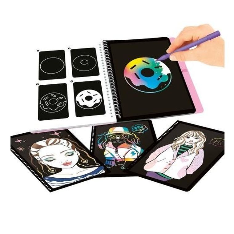 Top Model, Magic Scratch, wydrapywanka, zestaw kreatywny