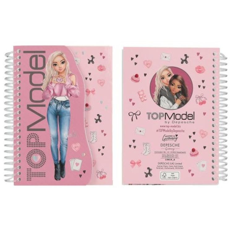 Top Model, notesik na spirali, 1 szt.