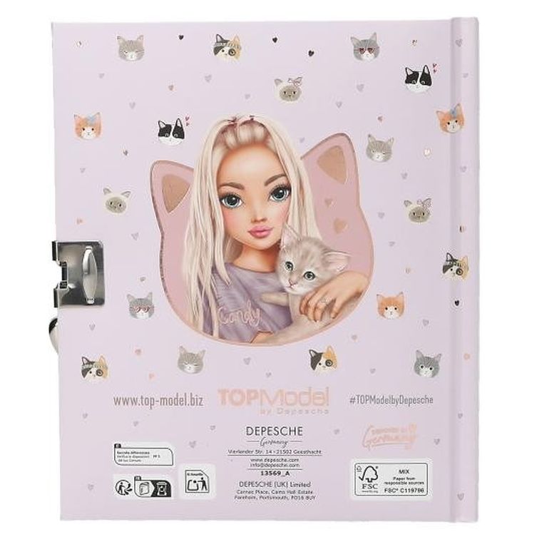 Top Model, pamiętnik na kłódkę