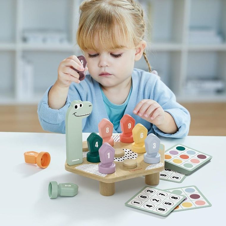 Topbright, Dino, gra do nauki kolorów i liczb