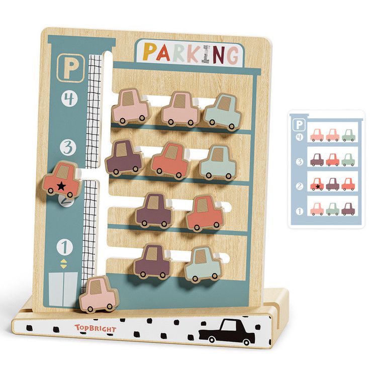 Topbright, Parking, drewniana układanka logiczna
