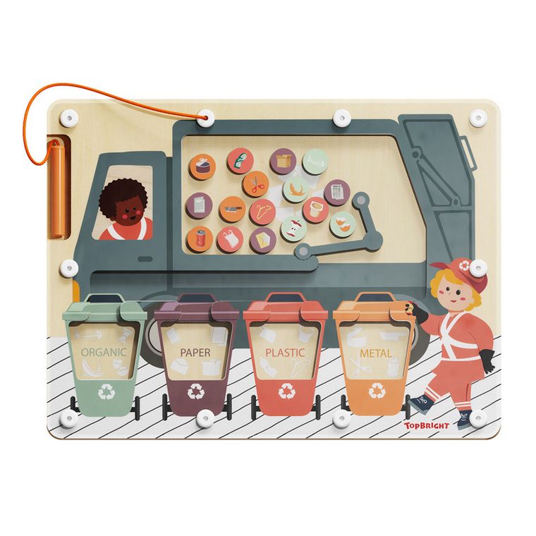 Topbright, Segregowanie śmieci, układanka magnetyczna