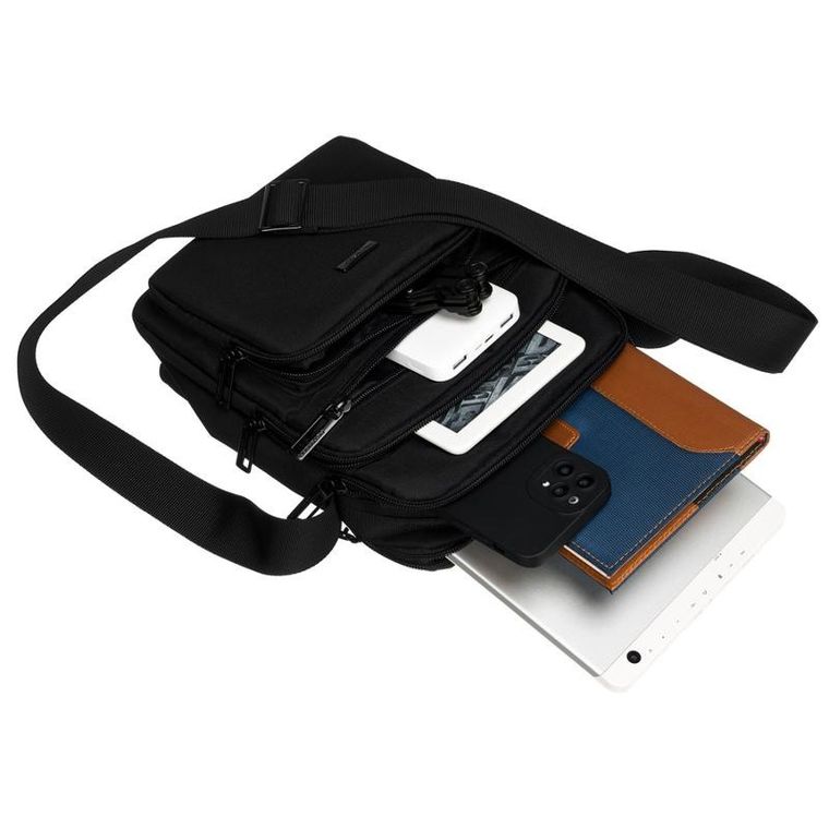 Torba listonoszka, czarna, Peterson