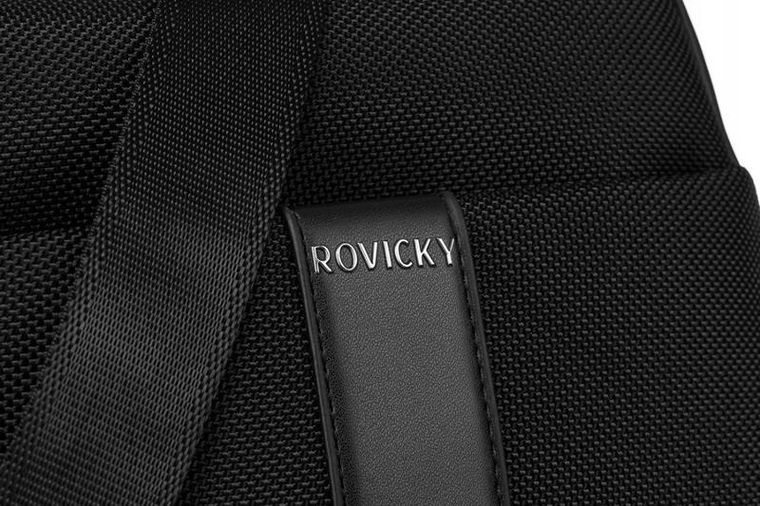 Torba listonoszka, czarna, Rovicky