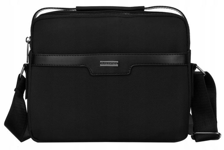 Torba listonoszka, czarna, Rovicky