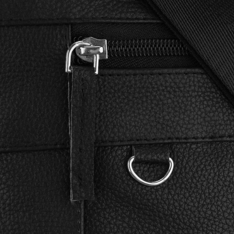 Torba listonoszka, skórzana, czarna, Rovicky