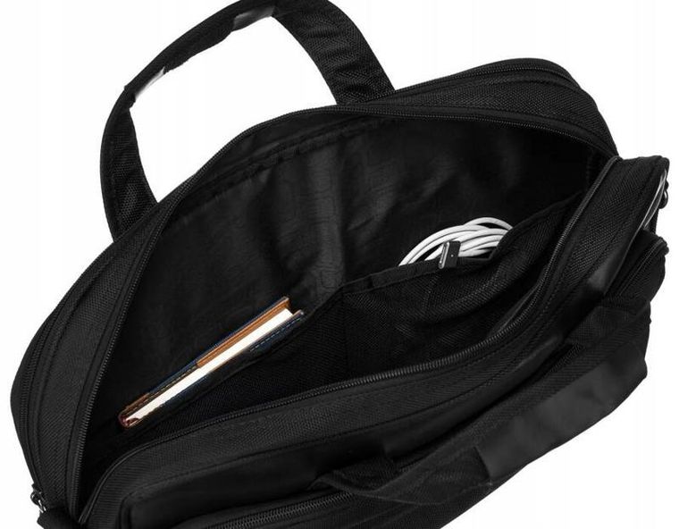 Torba na laptopa, czarna, 15", Peterson