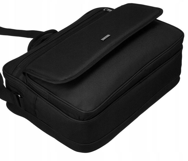 Torba na laptopa, czarna, Peterson