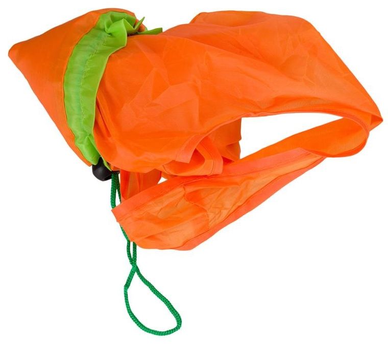 Torba na zakupy, składana, pomarańczowa,