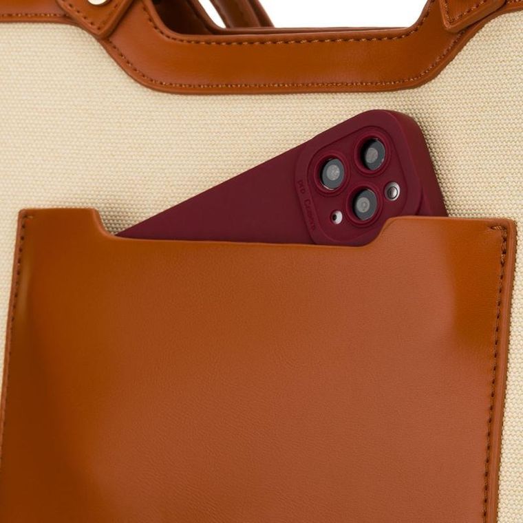 Torebka listonoszka, beżowa, Peterson