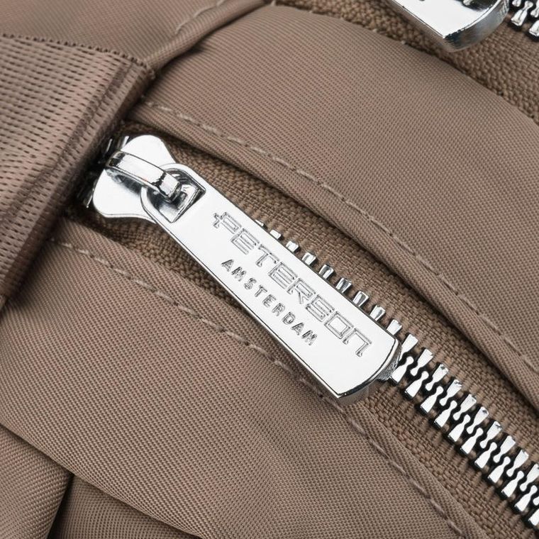 Torebka listonoszka, beżowa, Peterson