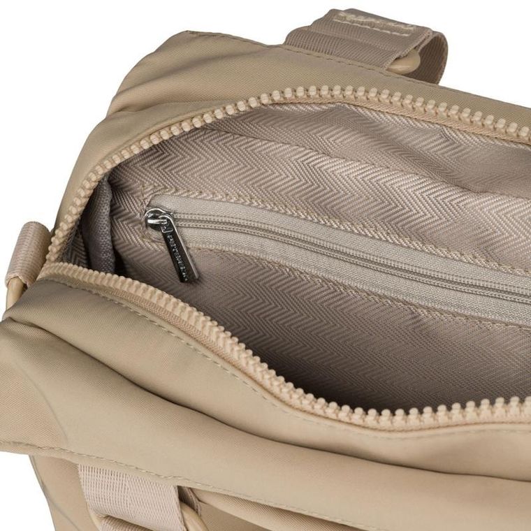 Torebka listonoszka, beżowa, Peterson