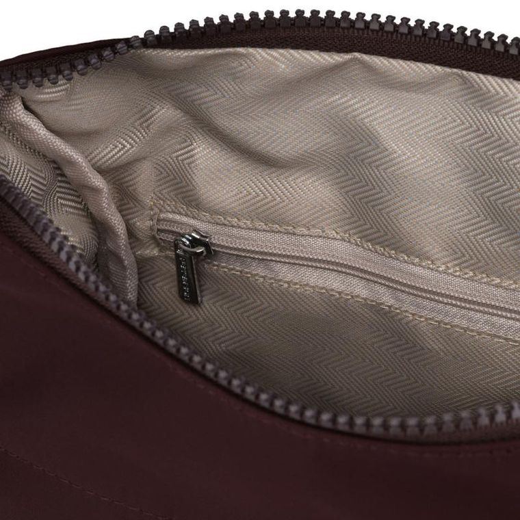 Torebka listonoszka, bordowa, Peterson