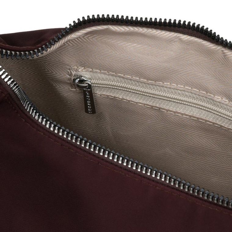 Torebka listonoszka, bordowa, Peterson