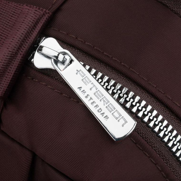 Torebka listonoszka, bordowa, Peterson