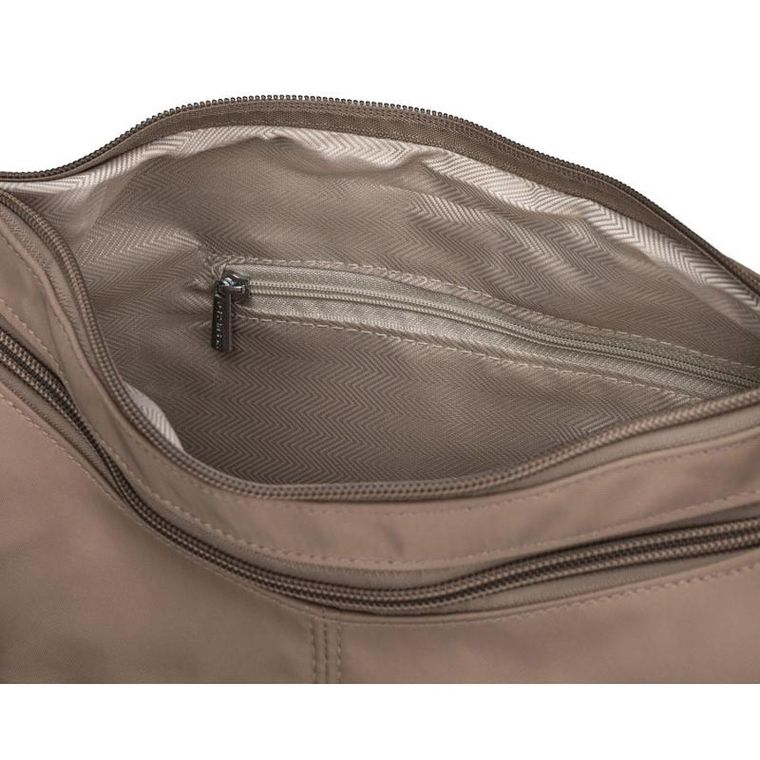 Torebka listonoszka, ciemnobeżowa, Peterson