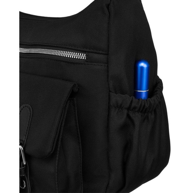 Torebka listonoszka, czarna, Peterson