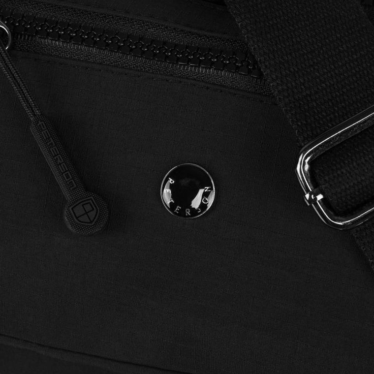 Torebka listonoszka, czarna, Peterson