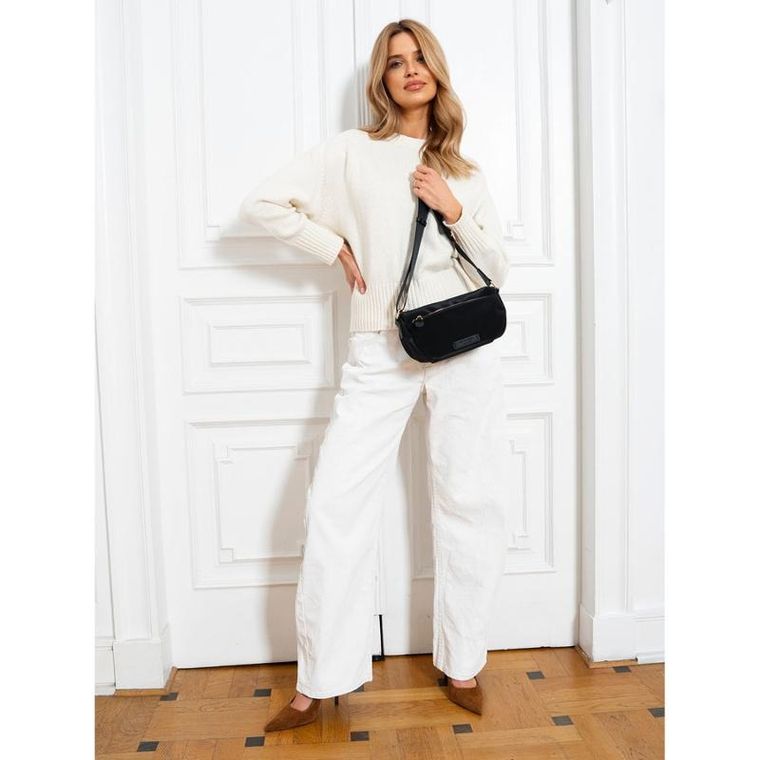 Torebka listonoszka, czarna, Peterson