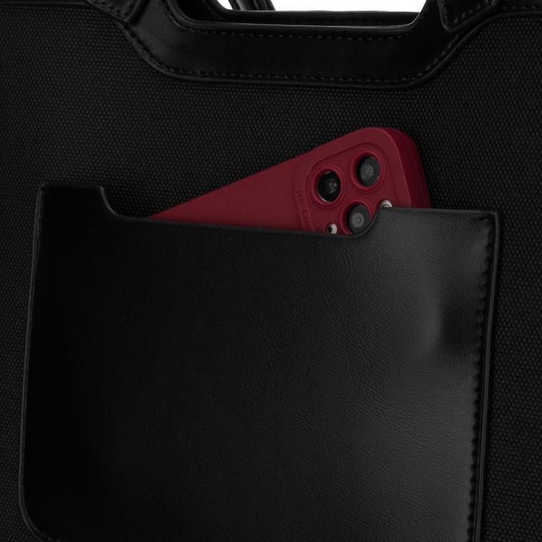 Torebka listonoszka, czarna, Peterson