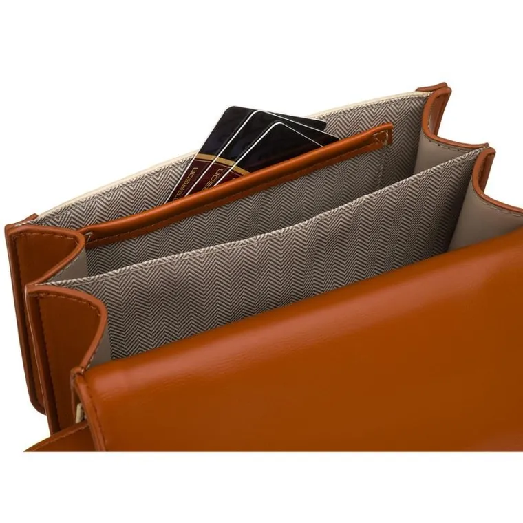 Torebka listonoszka, ecru, Peterson