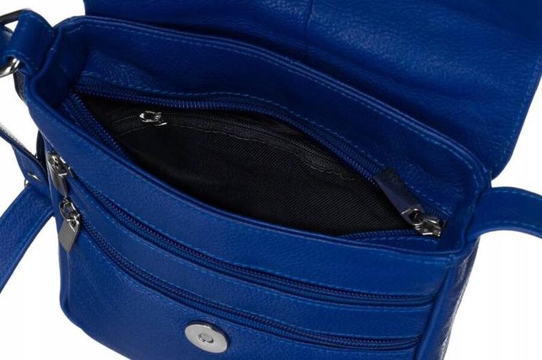 Torebka listonoszka, niebieska, Rovicky